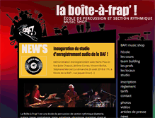 Tablet Screenshot of boite-a-frap.com